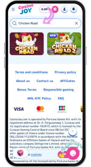 Search Chicken Road game