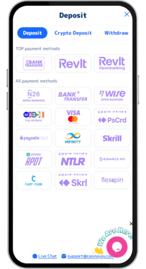 Deposit bonus offer