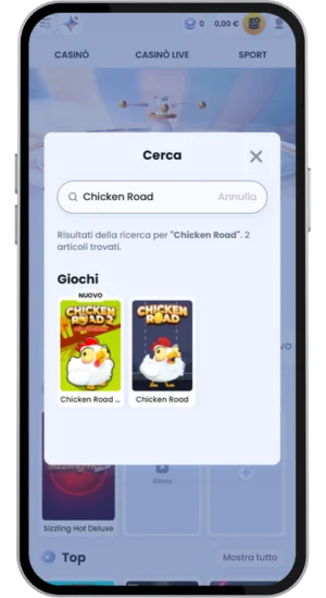 Ricerca del gioco Chicken Road