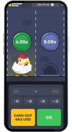 Chicken Road hog multiplikator 4.95x och 9.08x