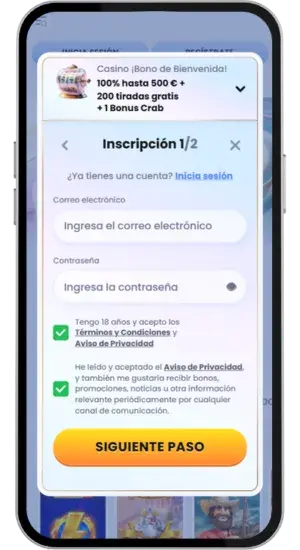 Formulario de registro