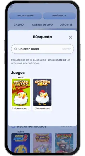 Búsqueda del juego Chicken Road