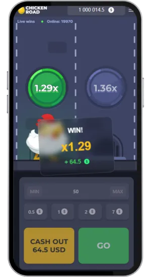 Suche nach dem Spiel Chicken Road